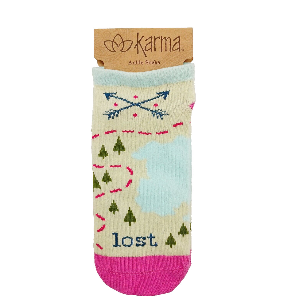 Karma Ankle Socks Women Boy Wander Lost Tolkien Fellowship Ring Quote NEW NWT